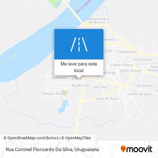 Rua Coronel Floroardo Da Silva mapa