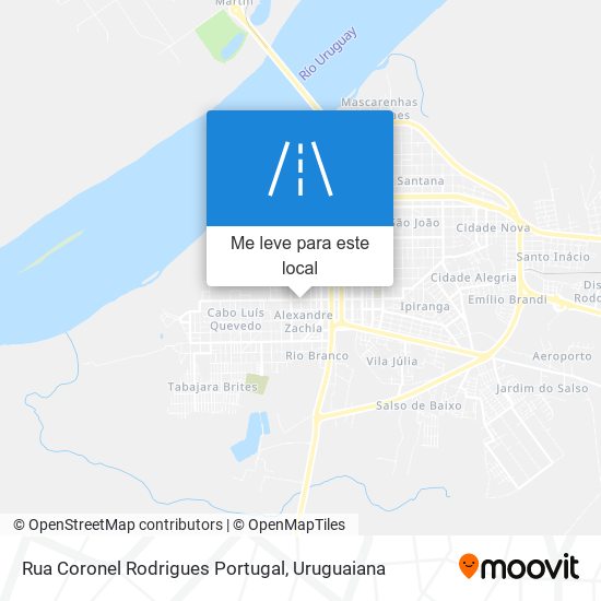Rua Coronel Rodrigues Portugal mapa