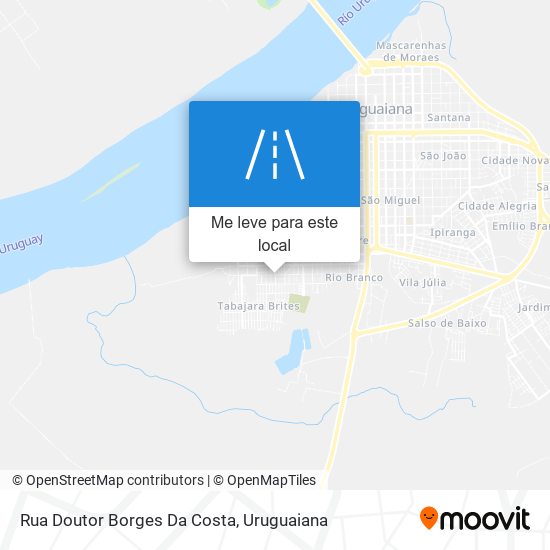 Rua Doutor Borges Da Costa mapa