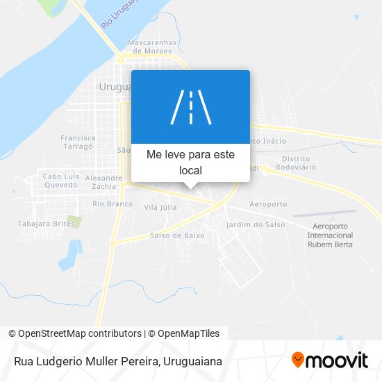 Rua Ludgerio Muller Pereira mapa