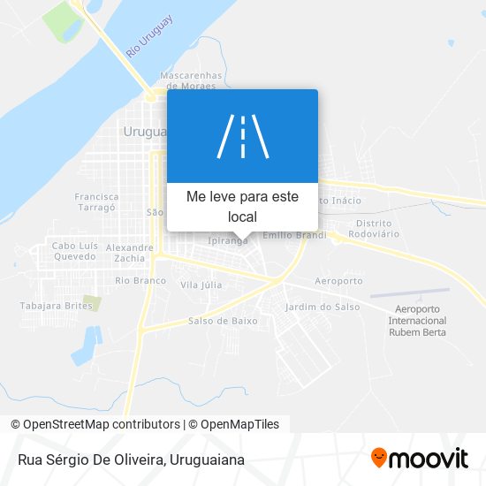 Rua Sérgio De Oliveira mapa