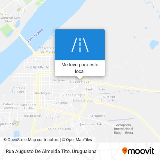 Rua Augusto De Almeida Tito mapa