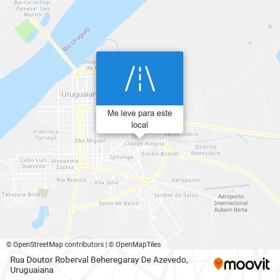 Rua Doutor Roberval Beheregaray De Azevedo mapa
