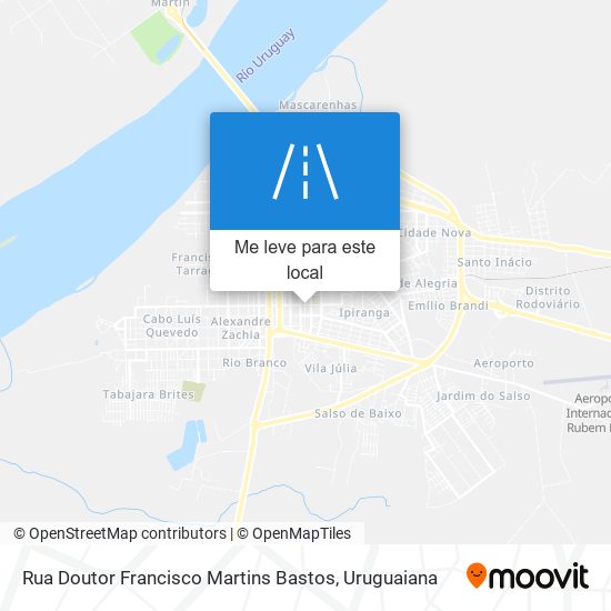 Rua Doutor Francisco Martins Bastos mapa