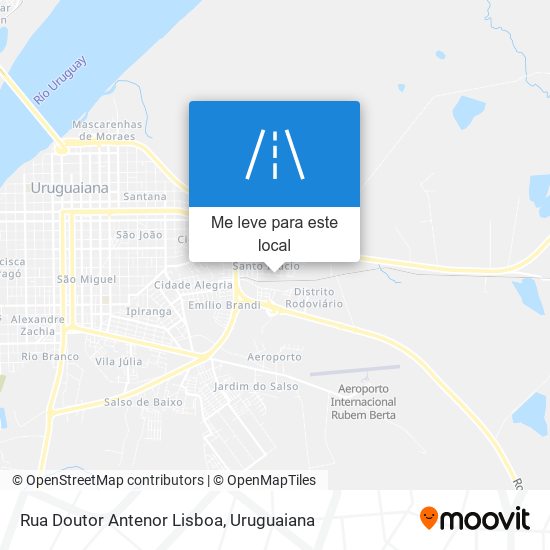 Rua Doutor Antenor Lisboa mapa
