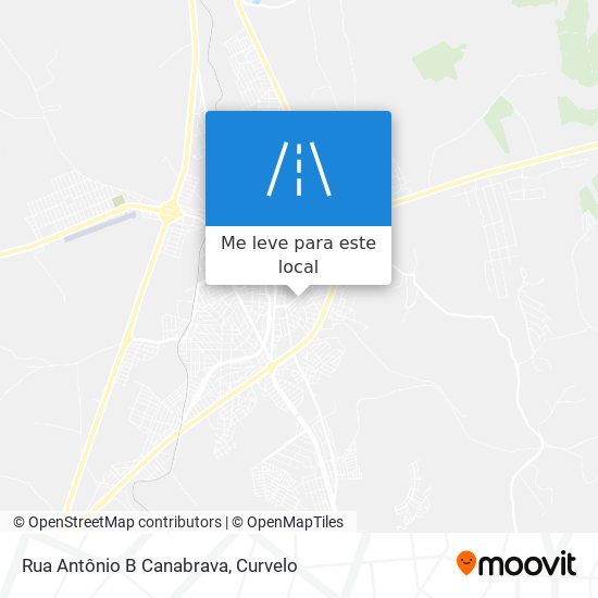 Rua Antônio B Canabrava mapa