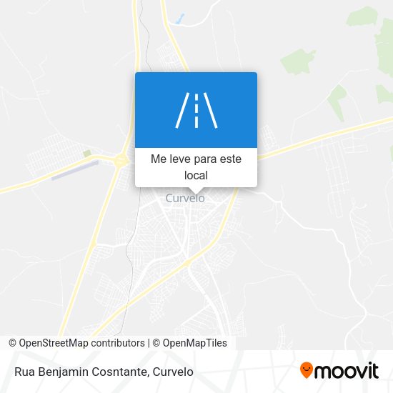 Rua Benjamin Cosntante mapa