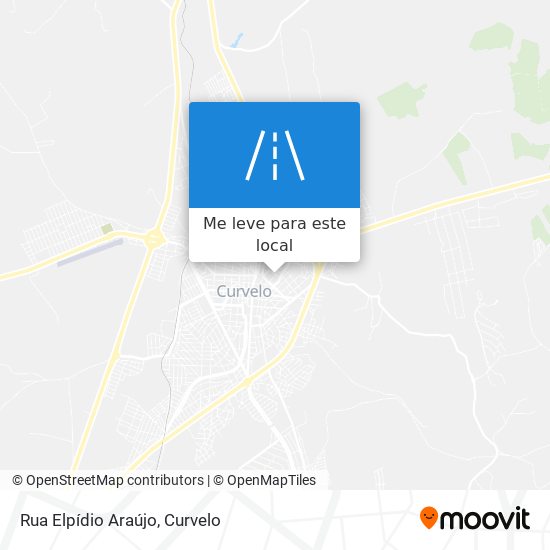 Rua Elpídio Araújo mapa