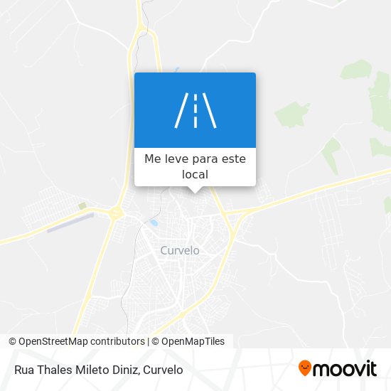 Rua Thales Mileto Diniz mapa