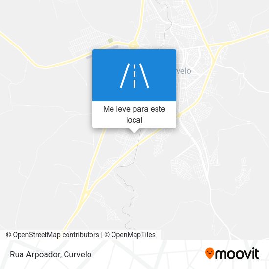 Rua Arpoador mapa