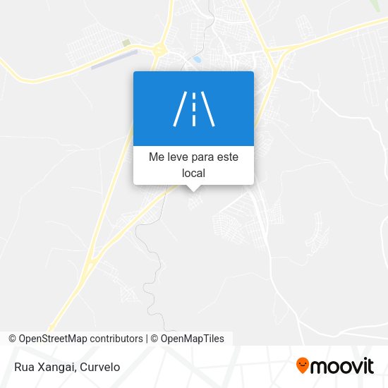 Rua Xangai mapa