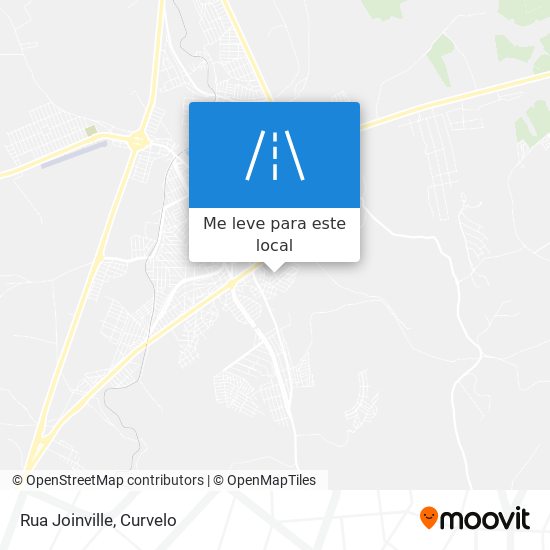Rua Joinville mapa