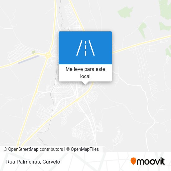 Rua Palmeiras mapa