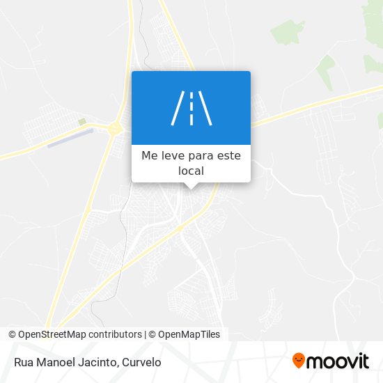 Rua Manoel Jacinto mapa