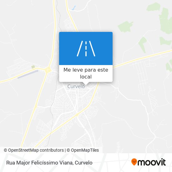 Rua Major Felicíssimo Viana mapa