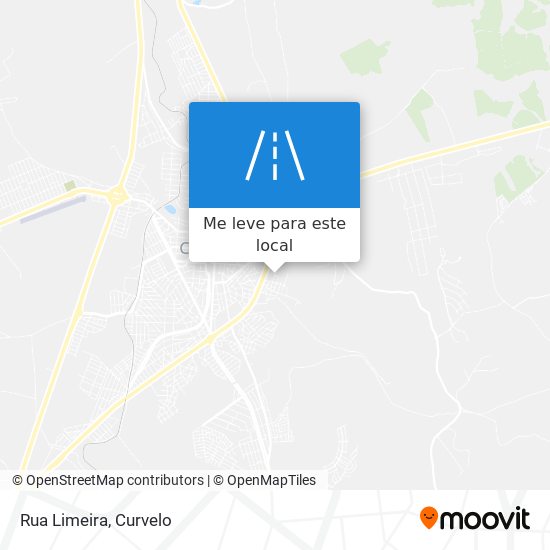 Rua Limeira mapa