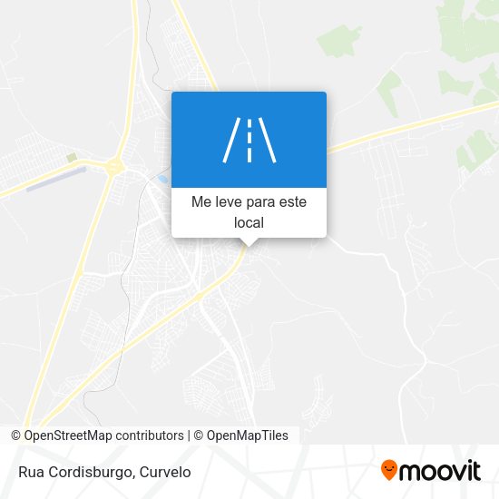 Rua Cordisburgo mapa