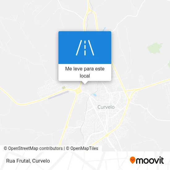 Rua Frutal mapa
