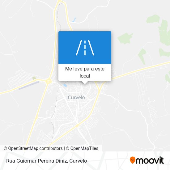 Rua Guiomar Pereira Diniz mapa