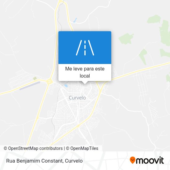Rua Benjamim Constant mapa