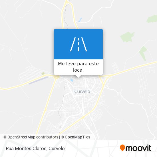 Rua Montes Claros mapa