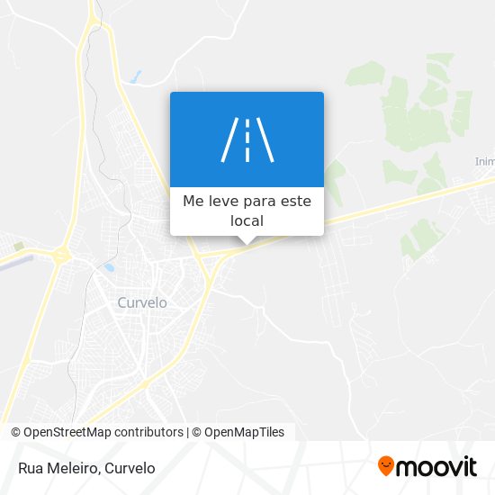 Rua Meleiro mapa