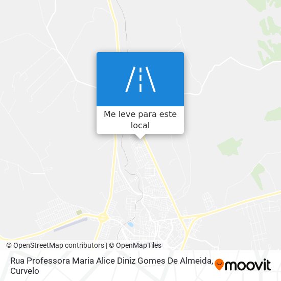 Rua Professora Maria Alice Diniz Gomes De Almeida mapa