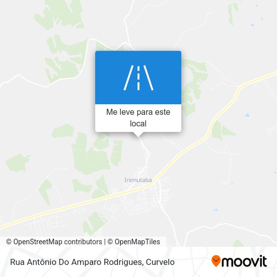 Rua Antônio Do Amparo Rodrigues mapa