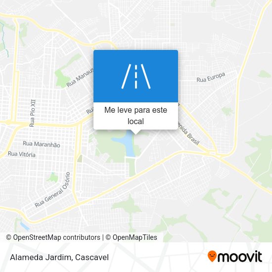 Alameda Jardim mapa