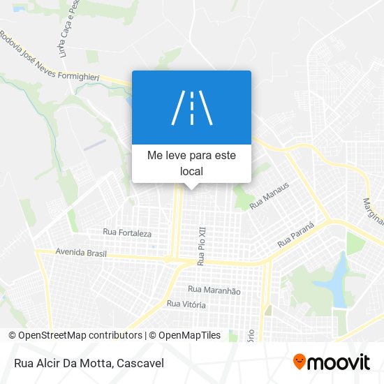 Rua Alcir Da Motta mapa