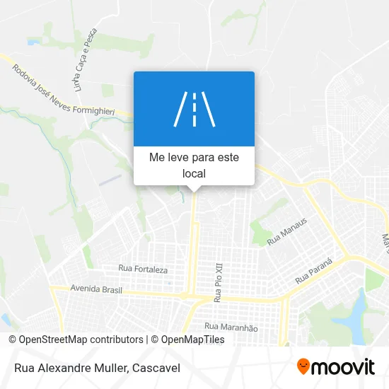Rua Alexandre Muller mapa
