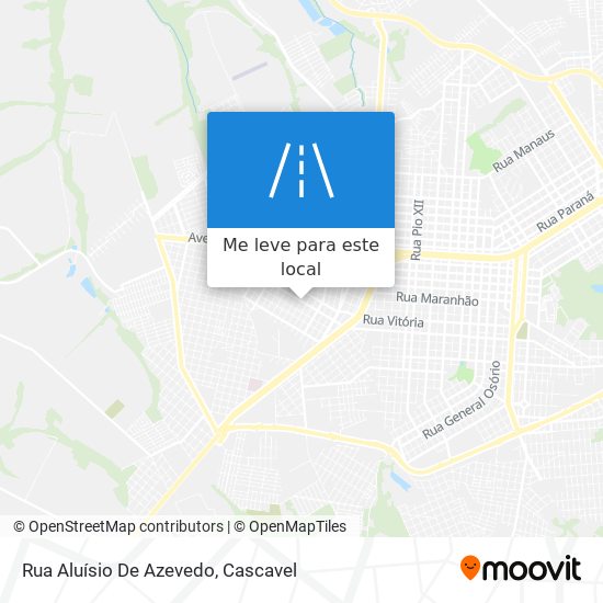 Rua Aluísio De Azevedo mapa
