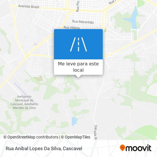 Rua Anibal Lopes Da Silva mapa