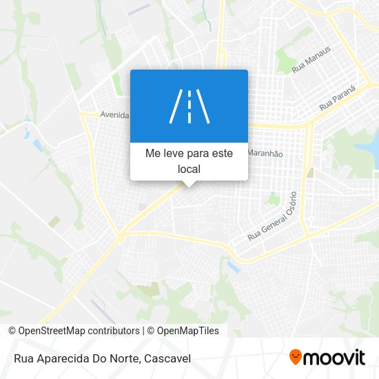 Rua Aparecida Do Norte mapa