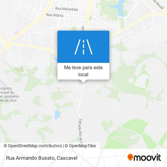 Rua Armando Busato mapa