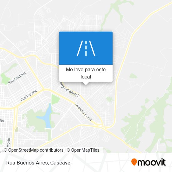 Rua Buenos Aires mapa