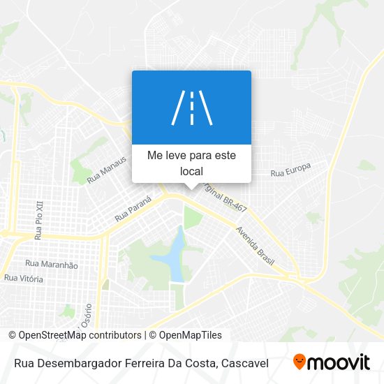 Rua Desembargador Ferreira Da Costa mapa