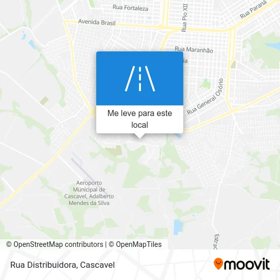 Rua Distribuidora mapa