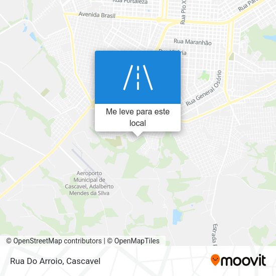 Rua Do Arroio mapa