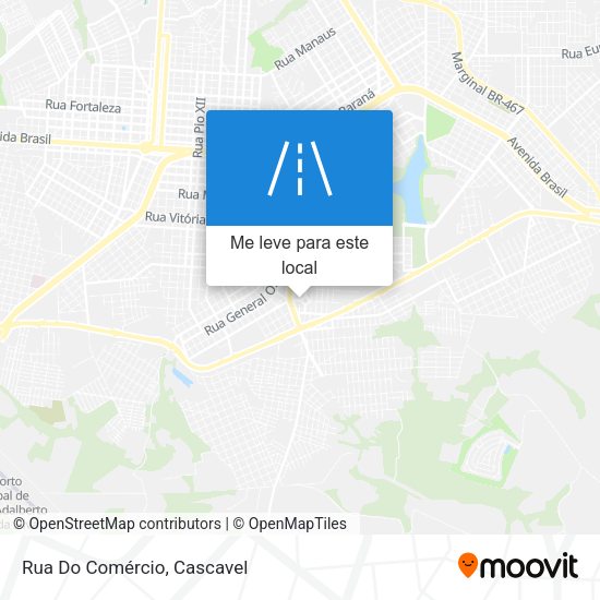 Rua Do Comércio mapa
