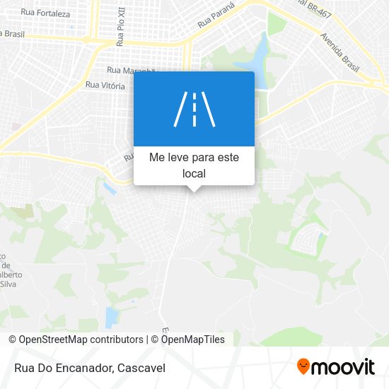 Rua Do Encanador mapa