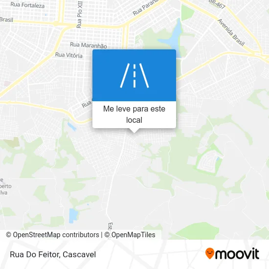 Rua Do Feitor mapa