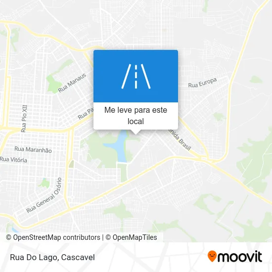 Rua Do Lago mapa