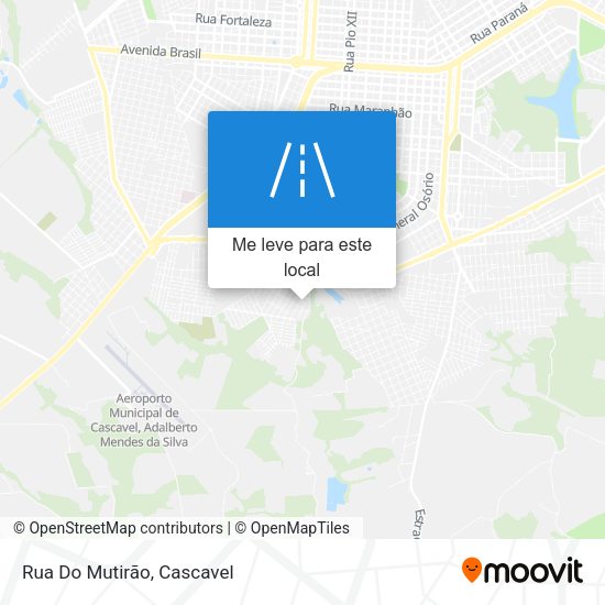 Rua Do Mutirão mapa