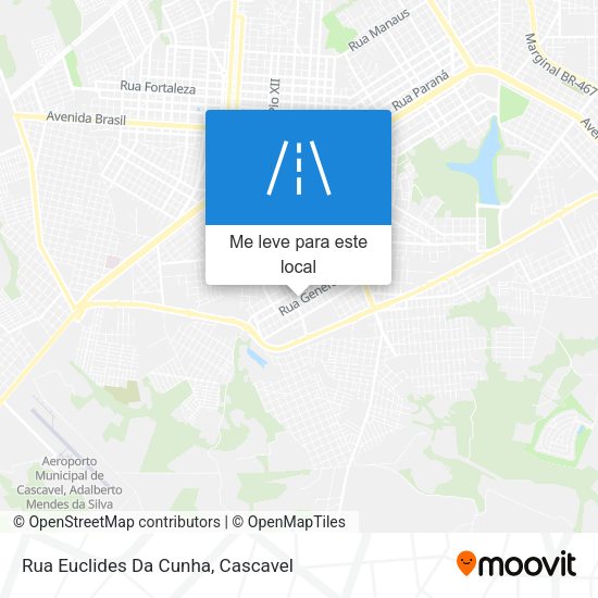 Rua Euclides Da Cunha mapa