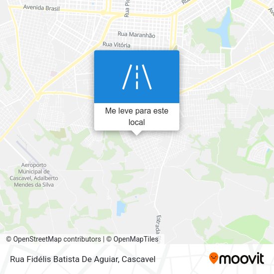 Rua Fidélis Batista De Aguiar mapa