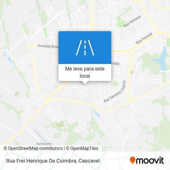 Rua Frei Henrique De Coimbra mapa