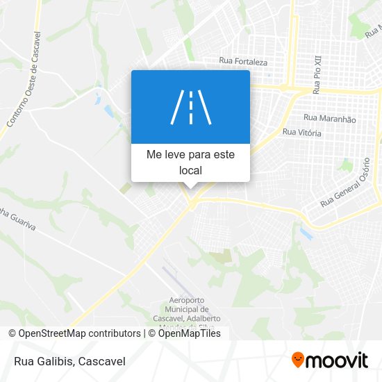 Rua Galibis mapa
