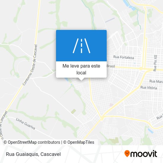 Rua Guaiaquis mapa