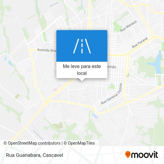 Rua Guanabara mapa